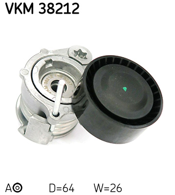 Belt Tensioner, V-ribbed belt - VKM 38212 SKF